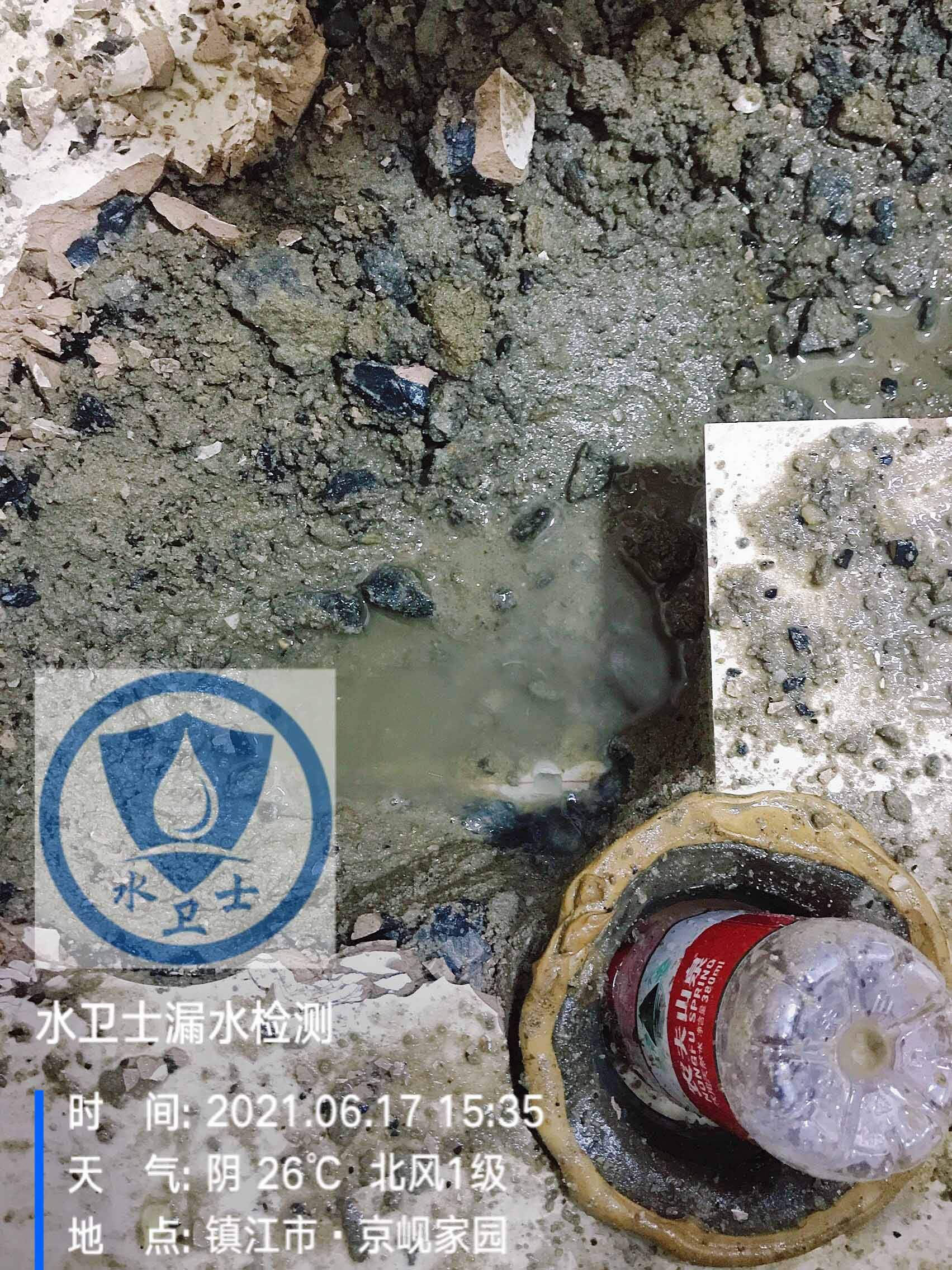 鎮(zhèn)江水管漏水檢測(cè)案例